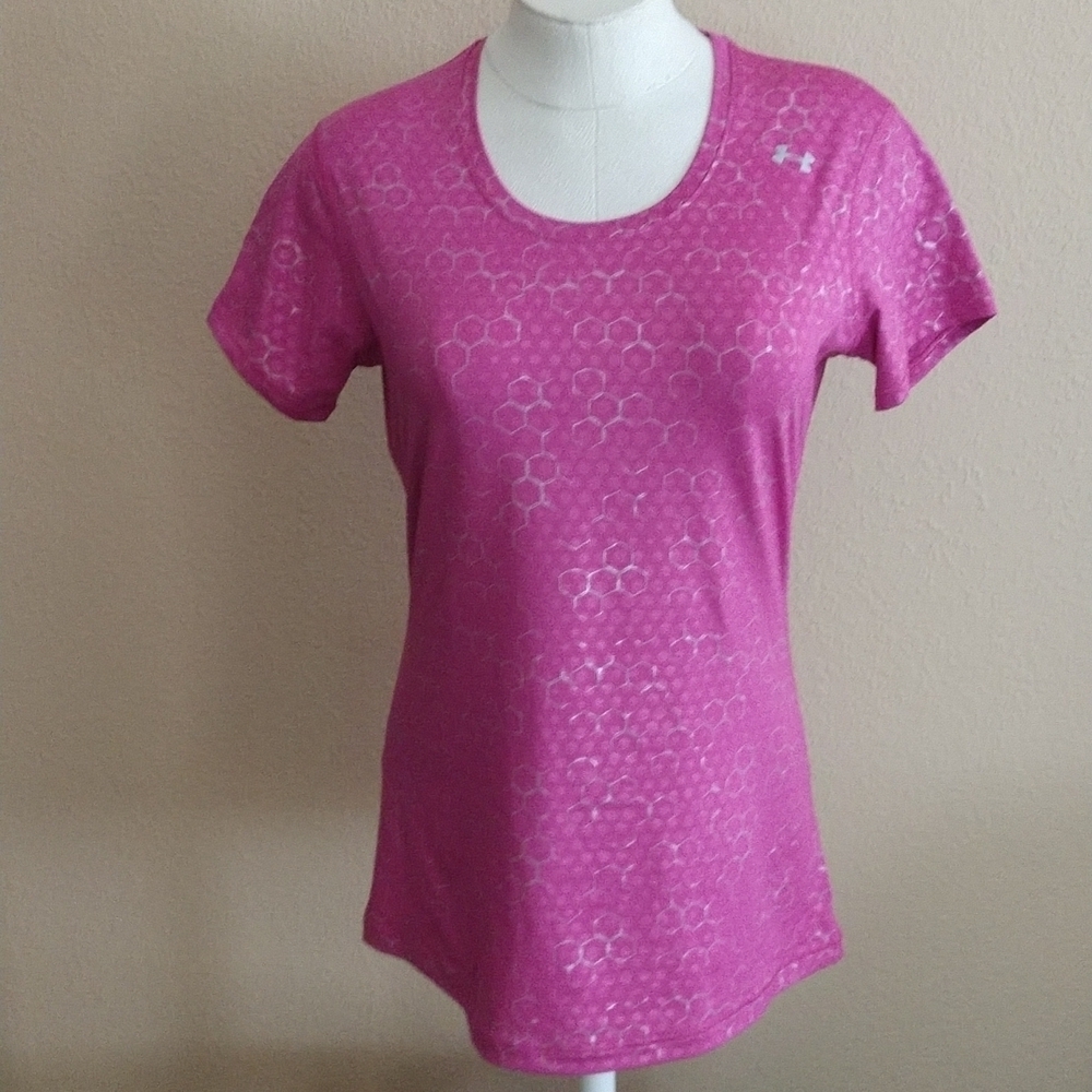 Under Armour Fitted Short Sleeve Heat Gear T-shirt Size M